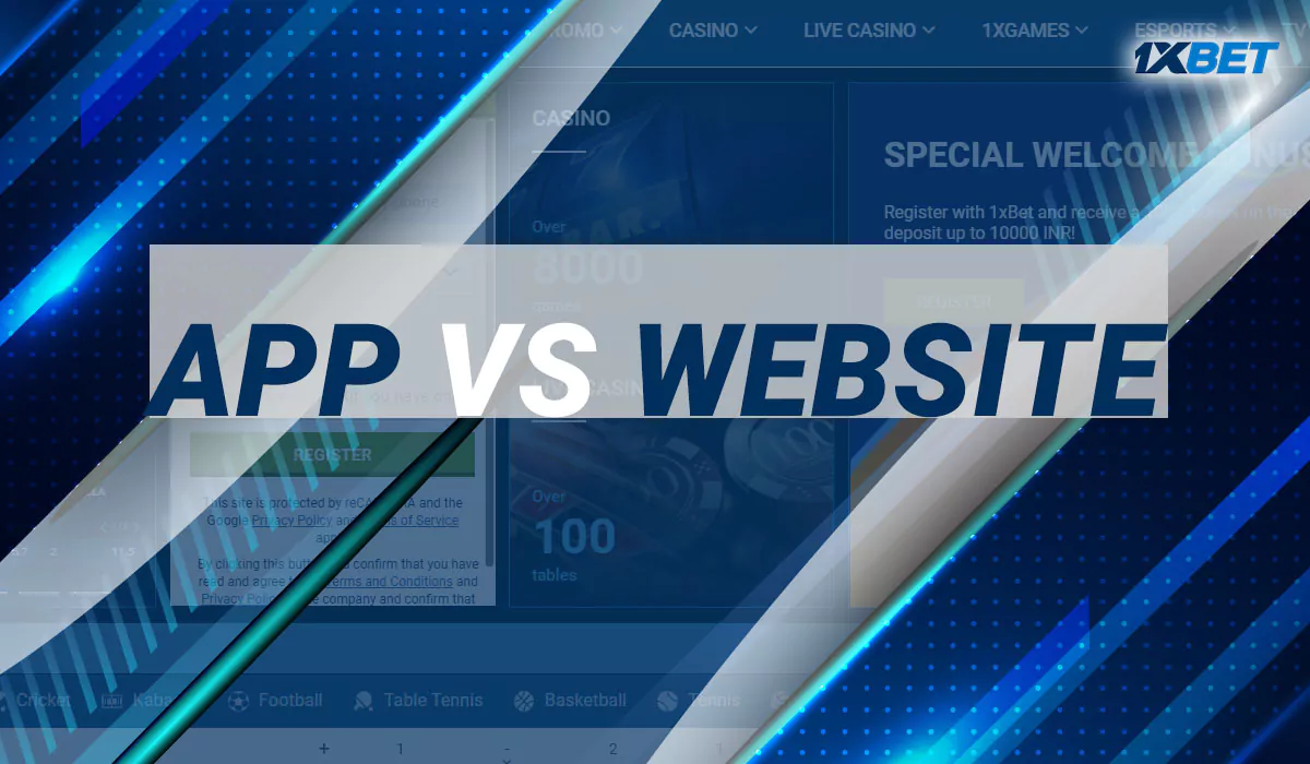 The mobile version of 1xbet Casino's site is not very good, but downloading their application to your phone or tablet does have advantages.