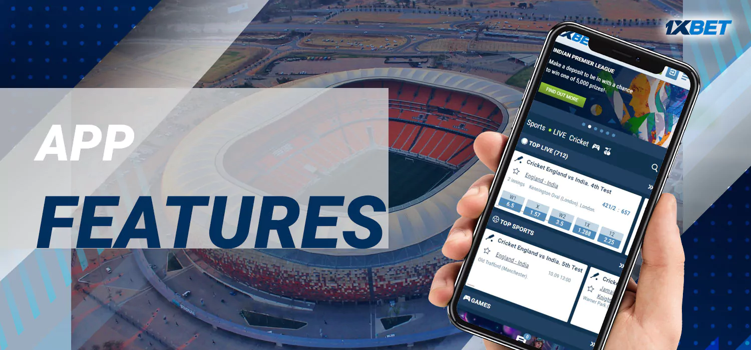 The 1xbet Casino betting app specializes in modern users and offers a number of features that make it stand apart.